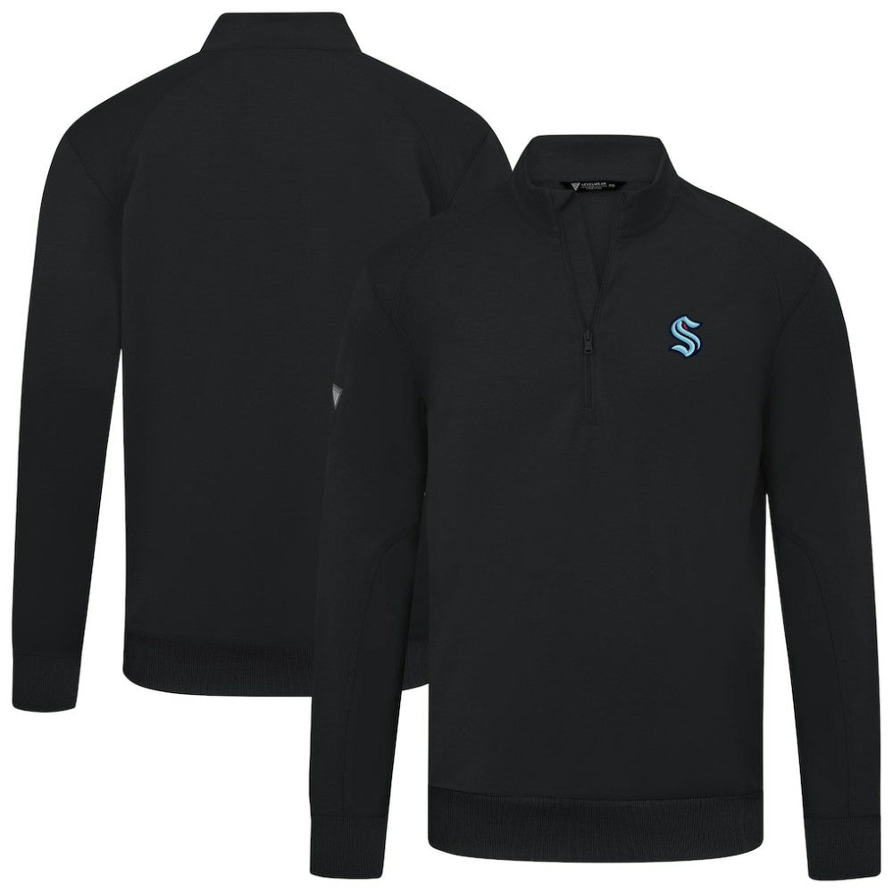 Seattle Kraken Levelwear Upright Tri-Blend Quarter-Zip Pullover -  NHL Pullover