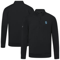 Seattle Kraken Levelwear Upright Tri-Blend Quarter-Zip Pullover -  NHL Pullover