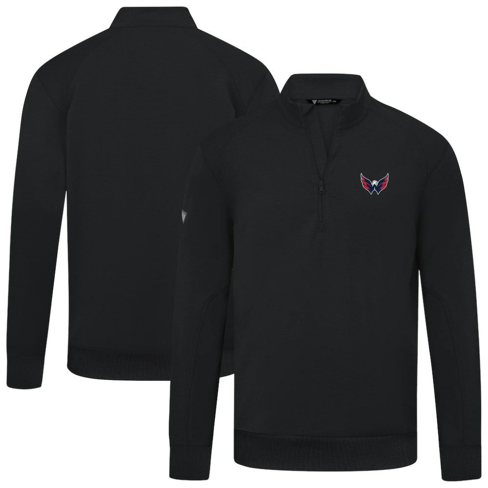 Washington Capitals Levelwear Upright Tri-Blend Quarter-Zip Pullover -  NHL Pullover