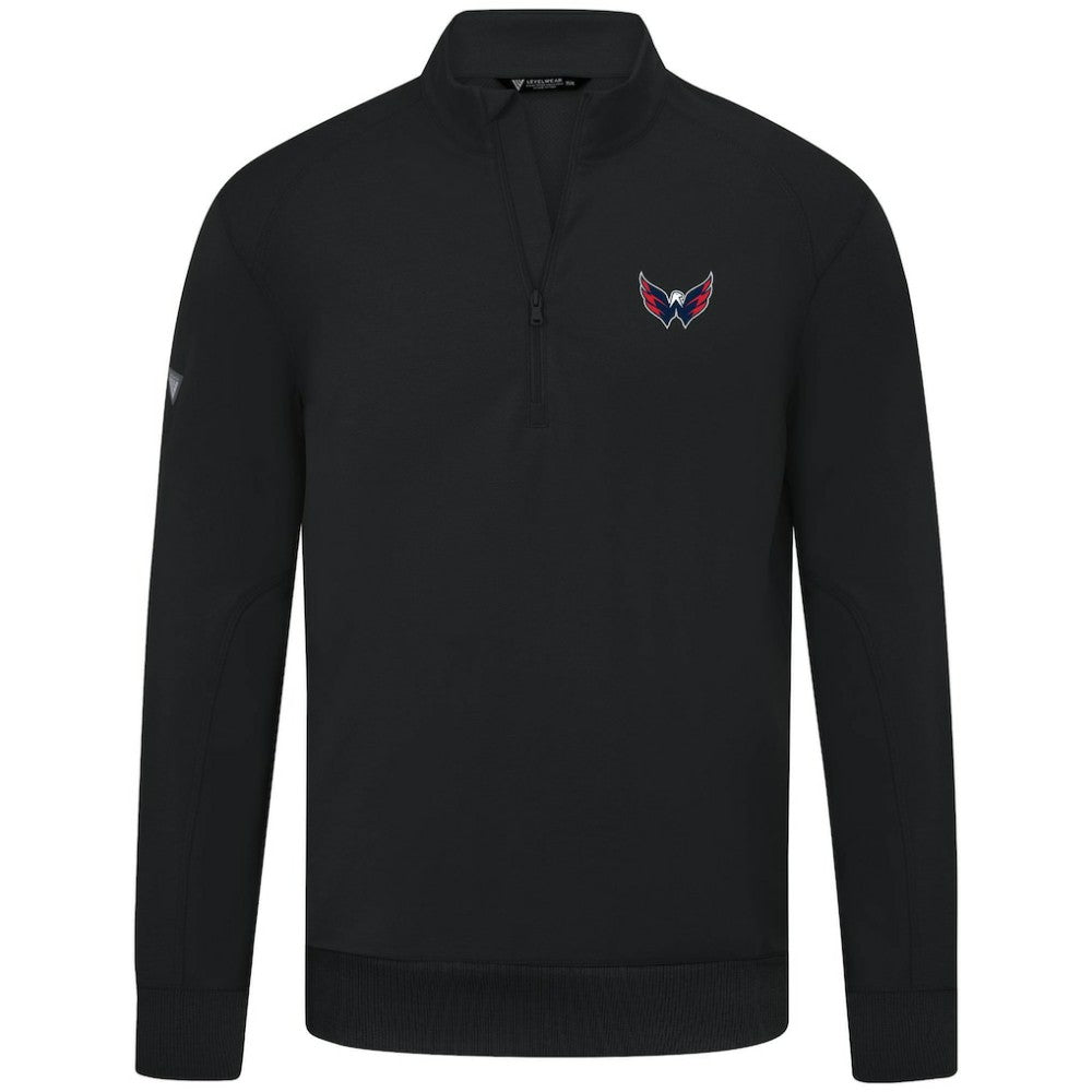 Washington Capitals Levelwear Upright Tri-Blend Quarter-Zip Pullover -  NHL Pullover