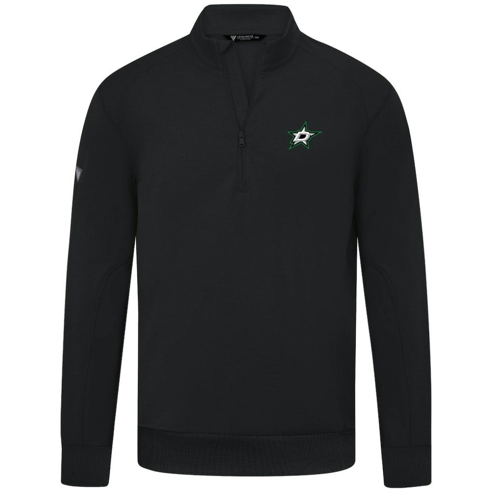 Dallas Stars Levelwear Upright Tri-Blend Quarter-Zip Pullover -  NHL Pullover