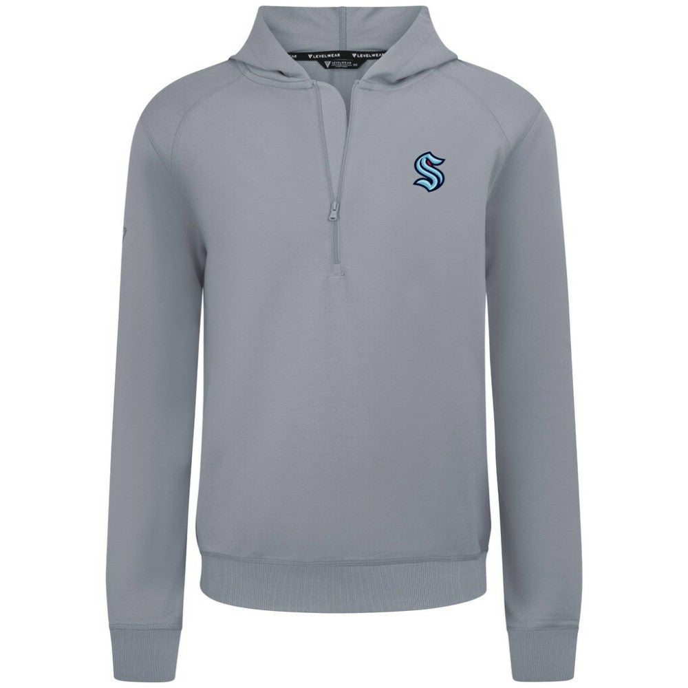 Seattle Kraken Levelwear Technic Quarter-Zip Pullover Hoodie -  NHL Hoodies