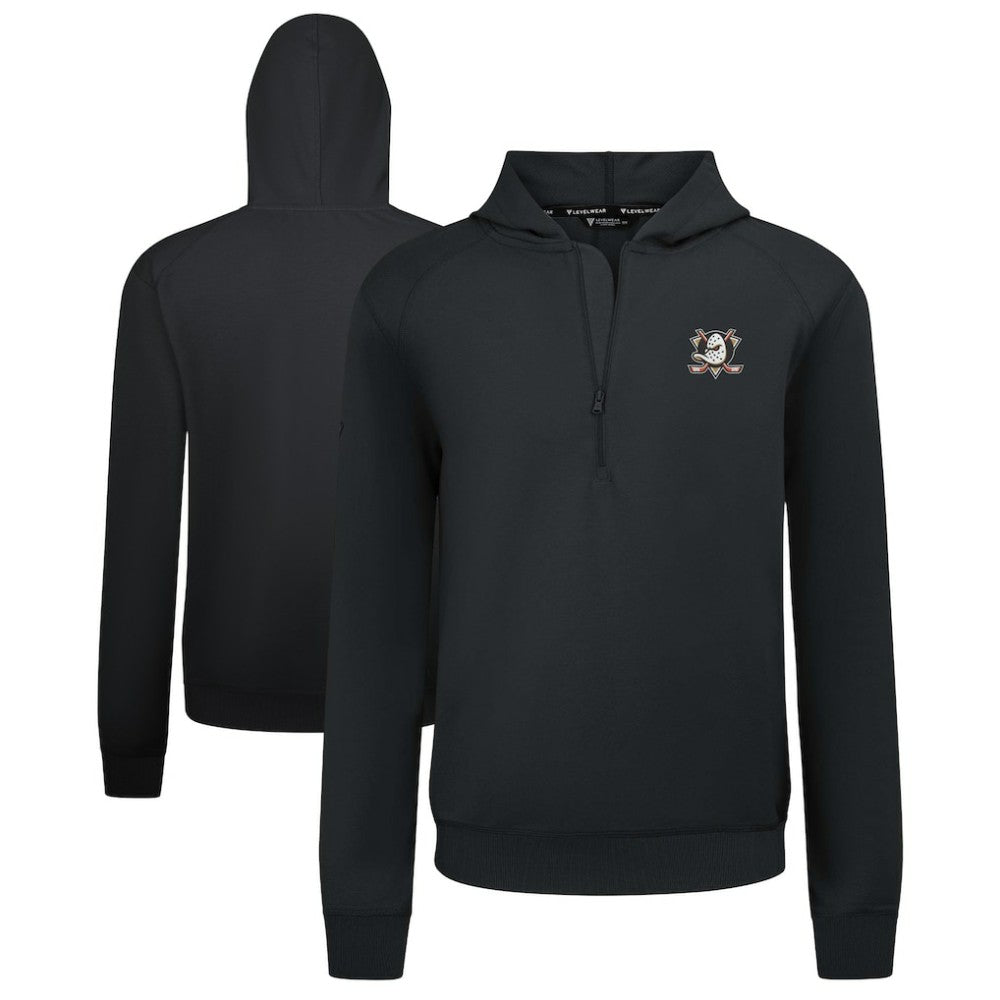 Anaheim Ducks Levelwear Technic Quarter-Zip Pullover Hoodie -  NHL Hoodies
