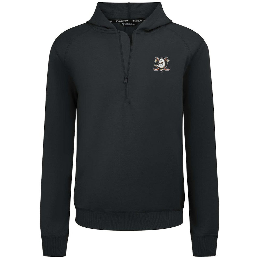 Anaheim Ducks Levelwear Technic Quarter-Zip Pullover Hoodie -  NHL Hoodies