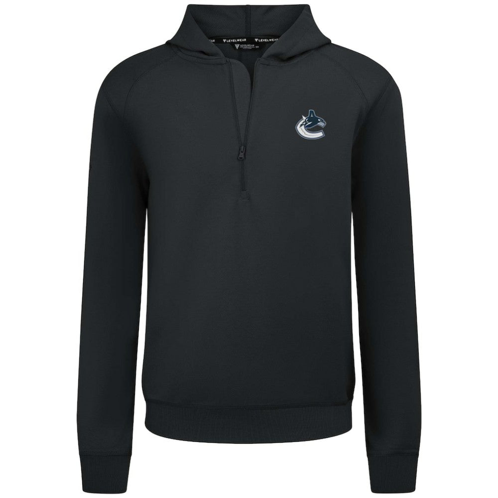 Vancouver Canucks Levelwear Technic Quarter-Zip Pullover Hoodie -  NHL Hoodies