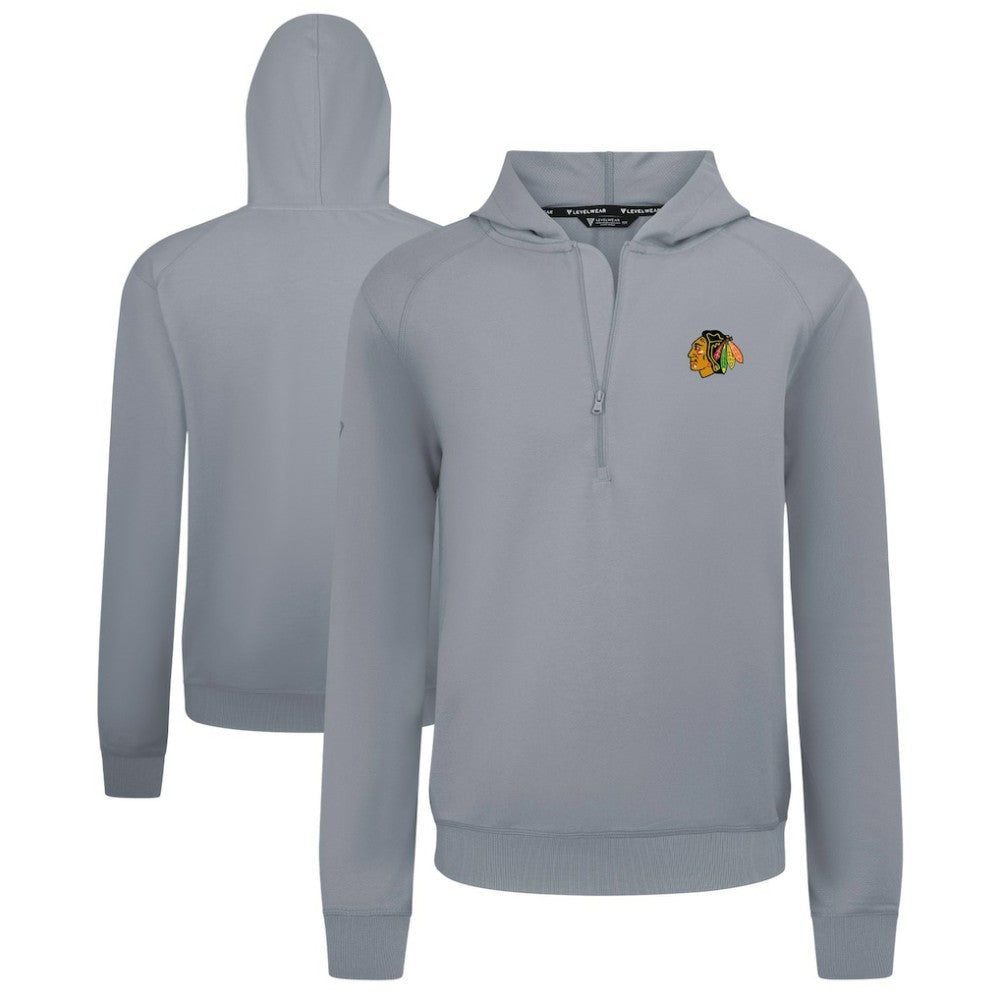 Chicago Blackhawks Levelwear Technic Quarter-Zip Pullover Hoodie -  NHL Hoodies