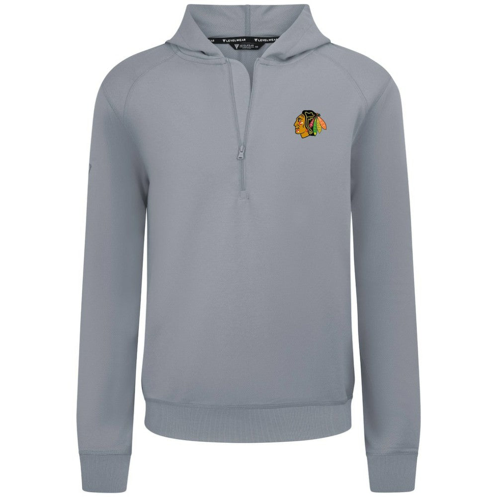 Chicago Blackhawks Levelwear Technic Quarter-Zip Pullover Hoodie -  NHL Hoodies