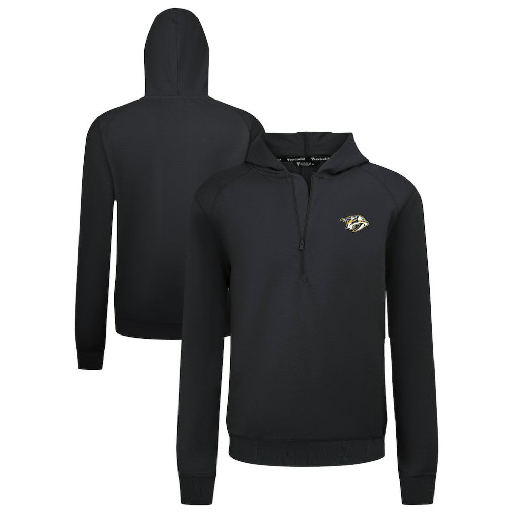 Nashville Predators Levelwear Technic Quarter-Zip Pullover Hoodie -  NHL Hoodies