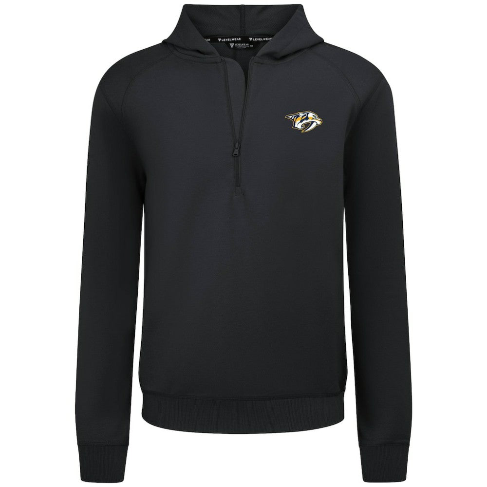 Nashville Predators Levelwear Technic Quarter-Zip Pullover Hoodie -  NHL Hoodies