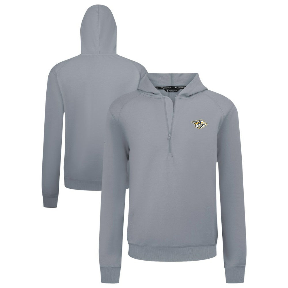 Nashville Predators Levelwear Technic Quarter-Zip Pullover Hoodie -  NHL Hoodies