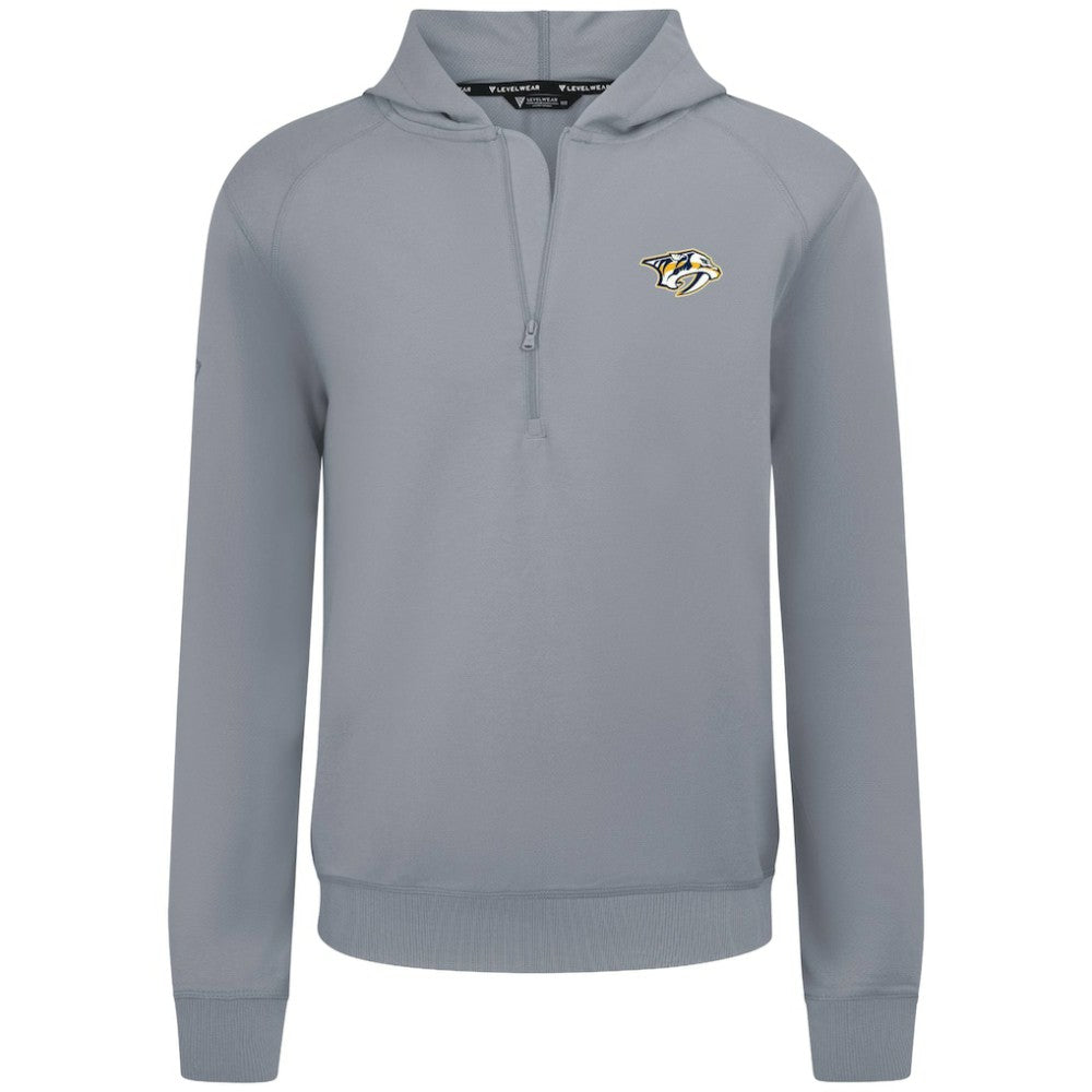 Nashville Predators Levelwear Technic Quarter-Zip Pullover Hoodie -  NHL Hoodies