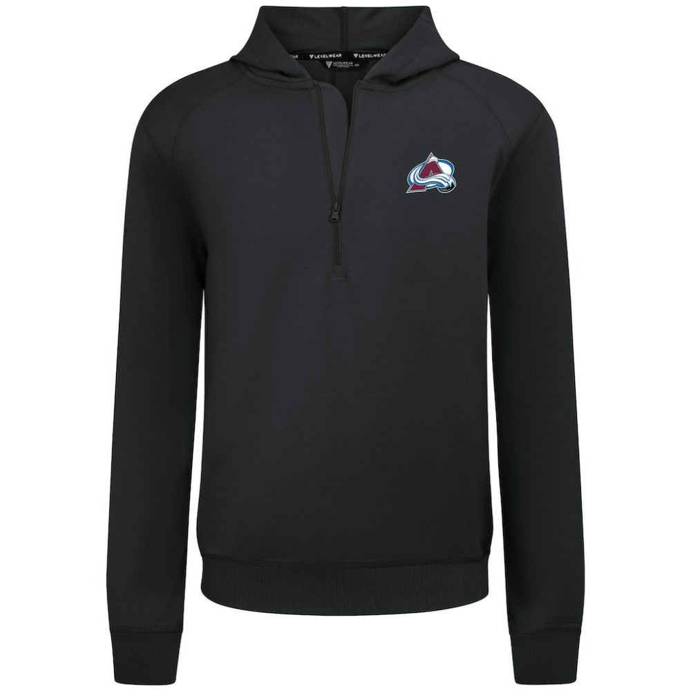 Colorado Avalanche Levelwear Technic Quarter-Zip Pullover Hoodie -  NHL Hoodies