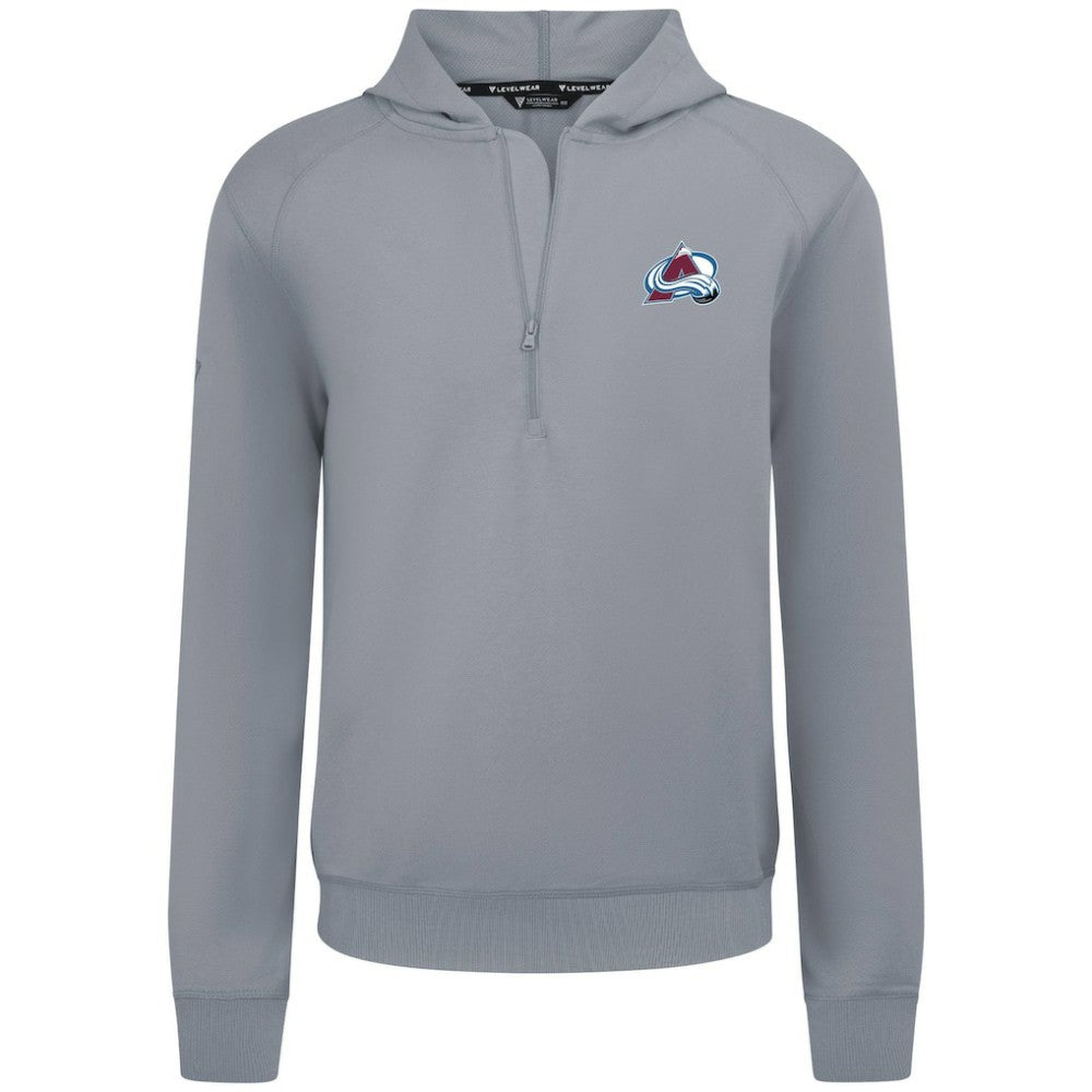 Colorado Avalanche Levelwear Technic Quarter-Zip Pullover Hoodie -  NHL Hoodies