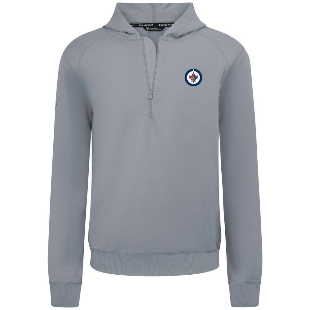 Winnipeg Jets Levelwear Technic Quarter-Zip Pullover Hoodie -  NHL Hoodies