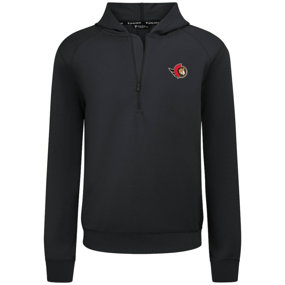 Ottawa Senators Levelwear Technic Quarter-Zip Pullover Hoodie -  NHL Hoodies