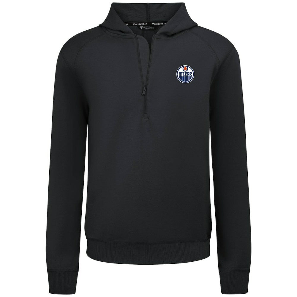 Edmonton Oilers Levelwear Technic Quarter-Zip Pullover Hoodie -  NHL Hoodies