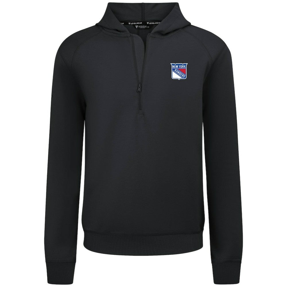 New York Rangers Levelwear Technic Quarter-Zip Pullover Hoodie -  NHL Hoodies