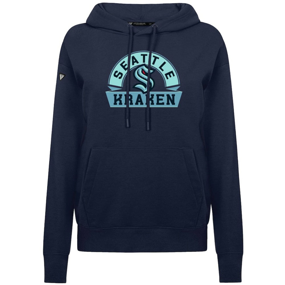 Seattle Kraken Levelwear Women's Adorn Banner Arch Pullover Hoodie -  NHL Hoodies