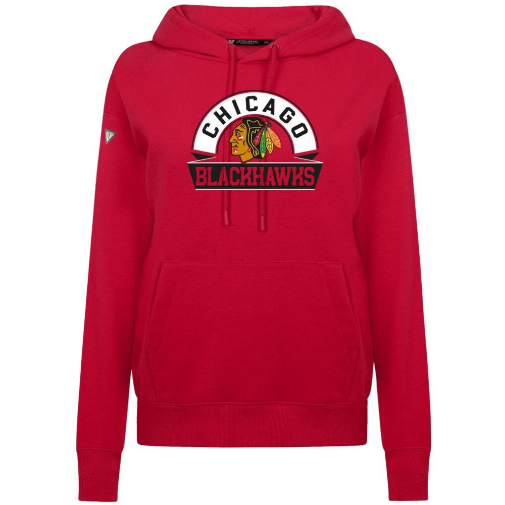 Chicago Blackhawks Levelwear Women's Adorn Banner Arch Pullover Hoodie -  NHL Hoodies