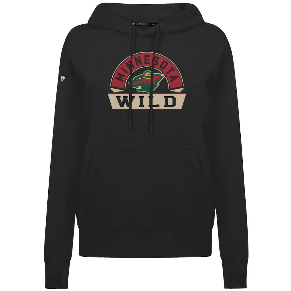 Minnesota Wild Levelwear Women's Adorn Banner Arch Pullover Hoodie -  NHL Hoodies