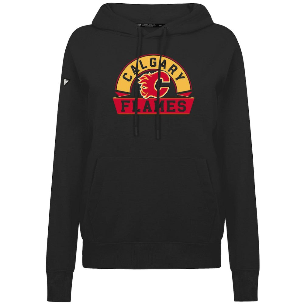 Calgary Flames Levelwear Women's Adorn Banner Arch Pullover Hoodie -  NHL Hoodies