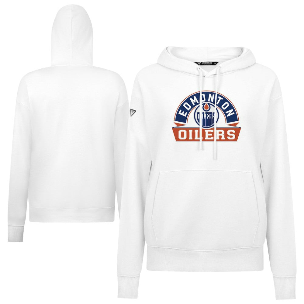 Edmonton Oilers Levelwear Women's Adorn Banner Arch Pullover Hoodie -  NHL Hoodies
