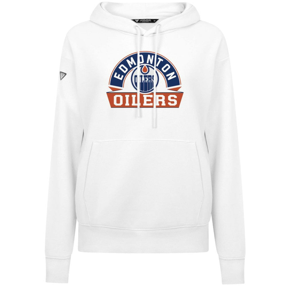 Edmonton Oilers Levelwear Women's Adorn Banner Arch Pullover Hoodie -  NHL Hoodies