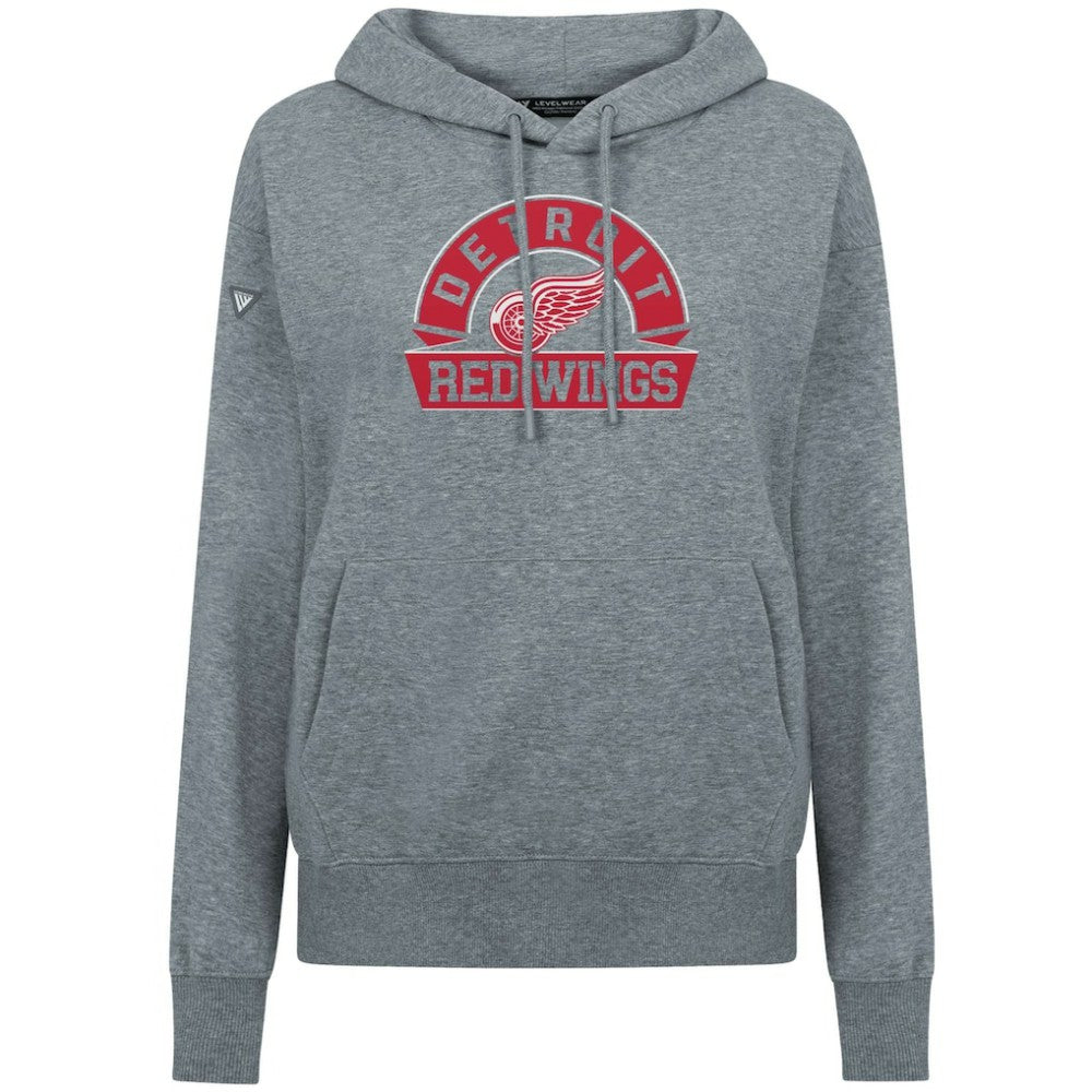 Detroit Red Wings Levelwear Women's Adorn Banner Arch Pullover Hoodie -  NHL Hoodies