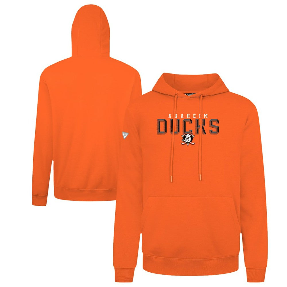 Anaheim Ducks Levelwear Podium Carve Pullover Hoodie -  NHL Hoodies