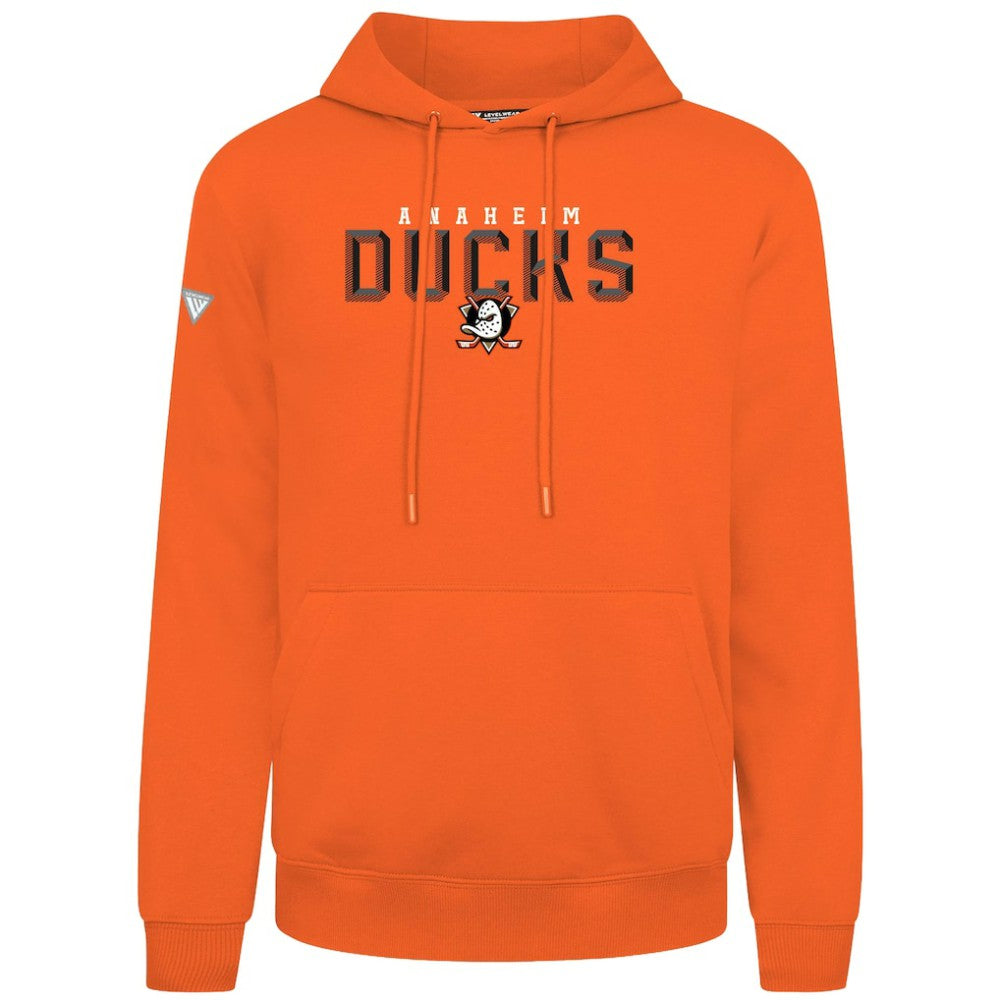 Anaheim Ducks Levelwear Podium Carve Pullover Hoodie -  NHL Hoodies