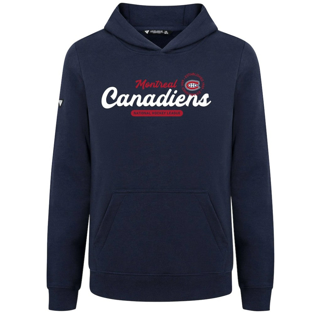 Montreal Canadiens Levelwear Youth Podium Monument Pullover Hoodie -  NHL Hoodies