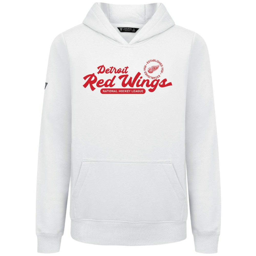 Detroit Red Wings Levelwear Youth Podium Monument Pullover Hoodie -  NHL Hoodies