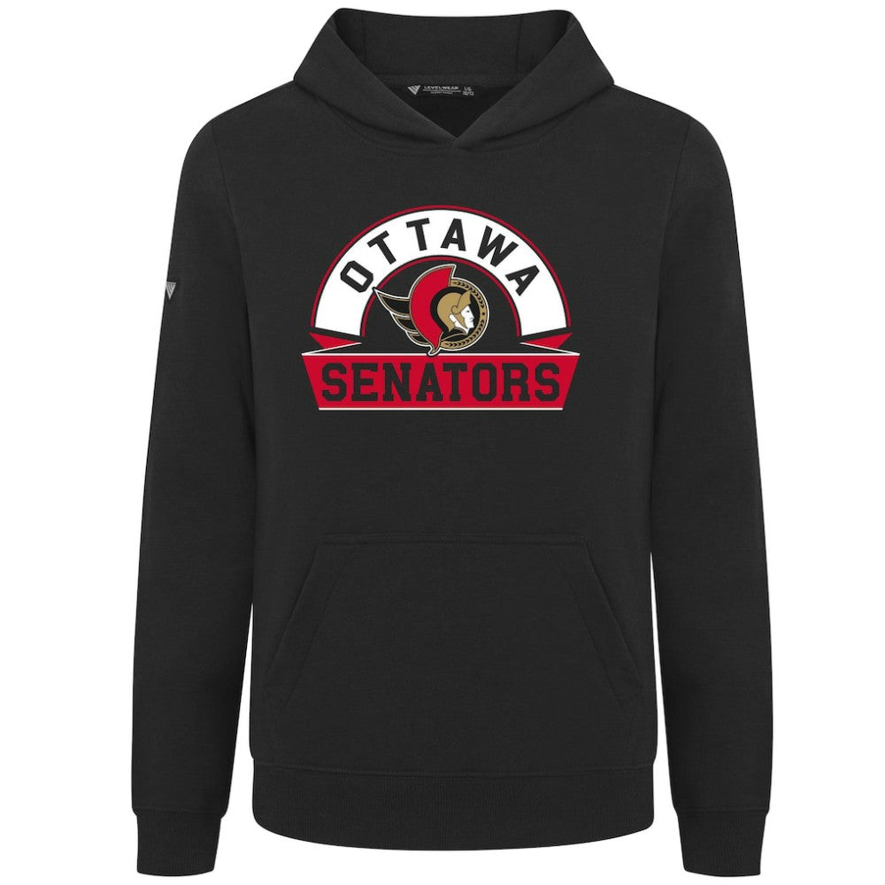 Ottawa Senators Levelwear Youth Podium Banner Arch Pullover Hoodie -  NHL Hoodies