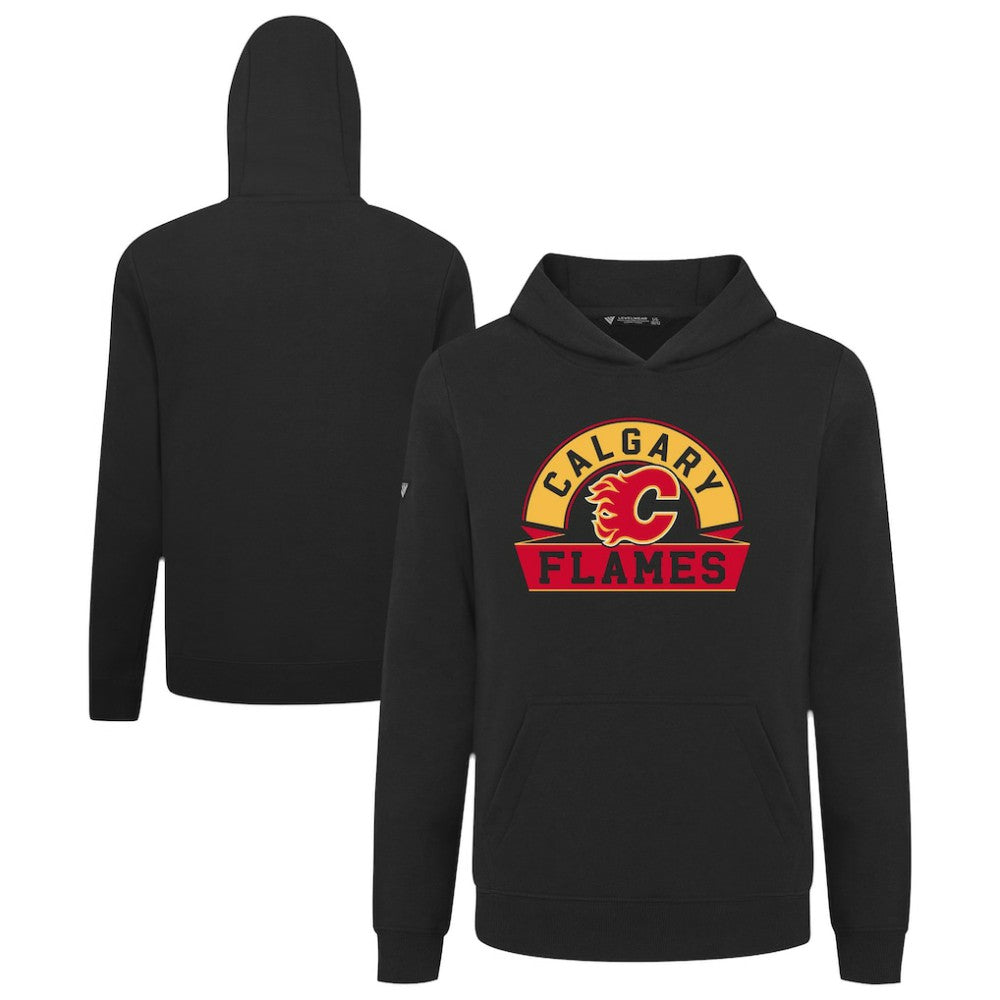 Calgary Flames Levelwear Youth Podium Banner Arch Pullover Hoodie -  NHL Hoodies