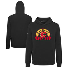 Calgary Flames Levelwear Youth Podium Banner Arch Pullover Hoodie -  NHL Hoodies