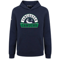 Vancouver Canucks Levelwear Youth Podium Banner Arch Pullover Hoodie -  NHL Hoodies