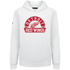 Detroit Red Wings Levelwear Youth Podium Banner Arch Pullover Hoodie -  NHL Hoodies
