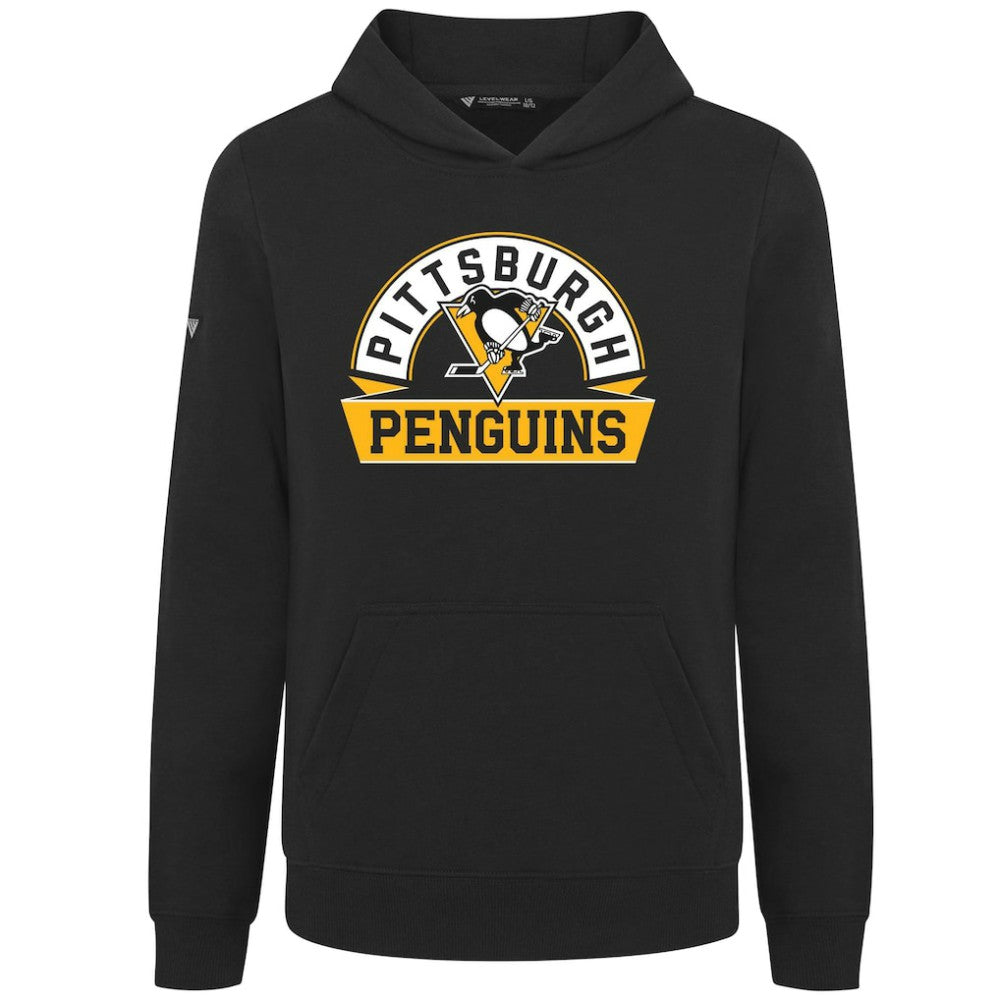 Pittsburgh Penguins Levelwear Youth Podium Banner Arch Pullover Hoodie -  NHL Hoodies