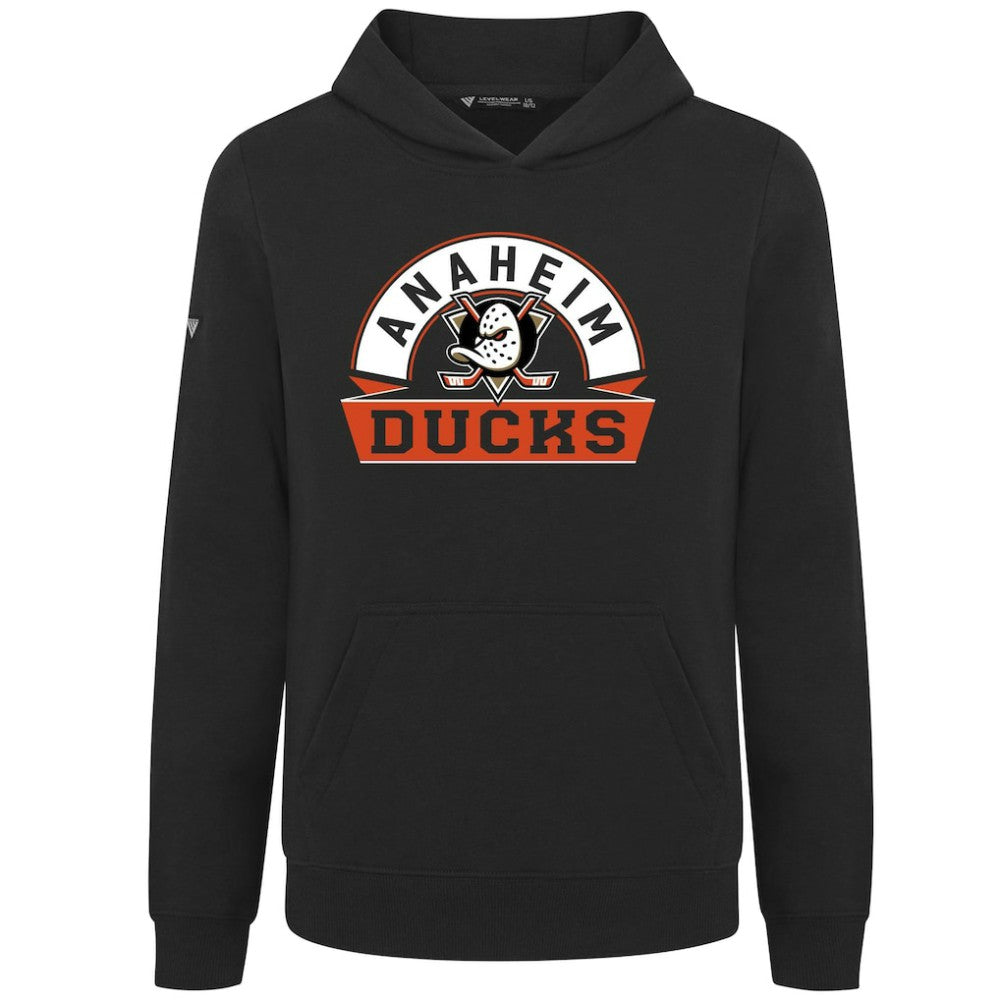 Anaheim Ducks Levelwear Youth Podium Banner Arch Pullover Hoodie -  NHL Hoodies