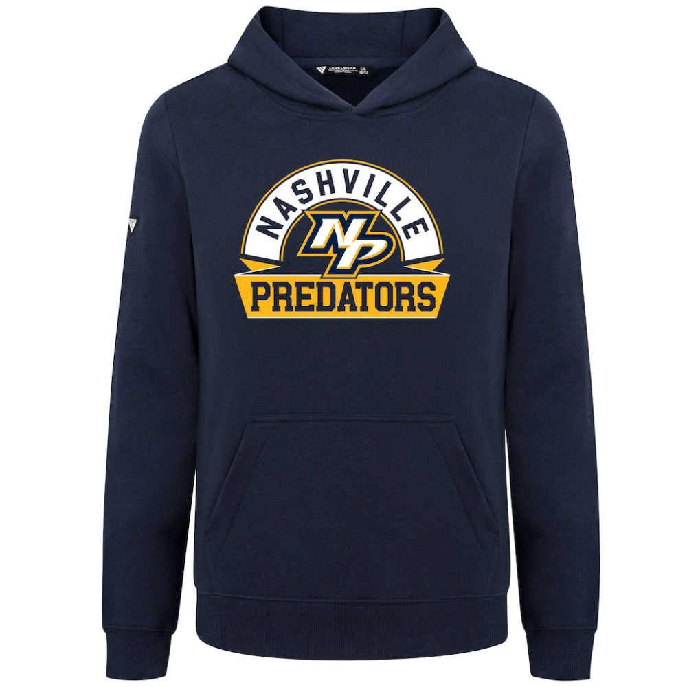 Nashville Predators Levelwear Youth Podium Banner Arch Pullover Hoodie -  NHL Hoodies