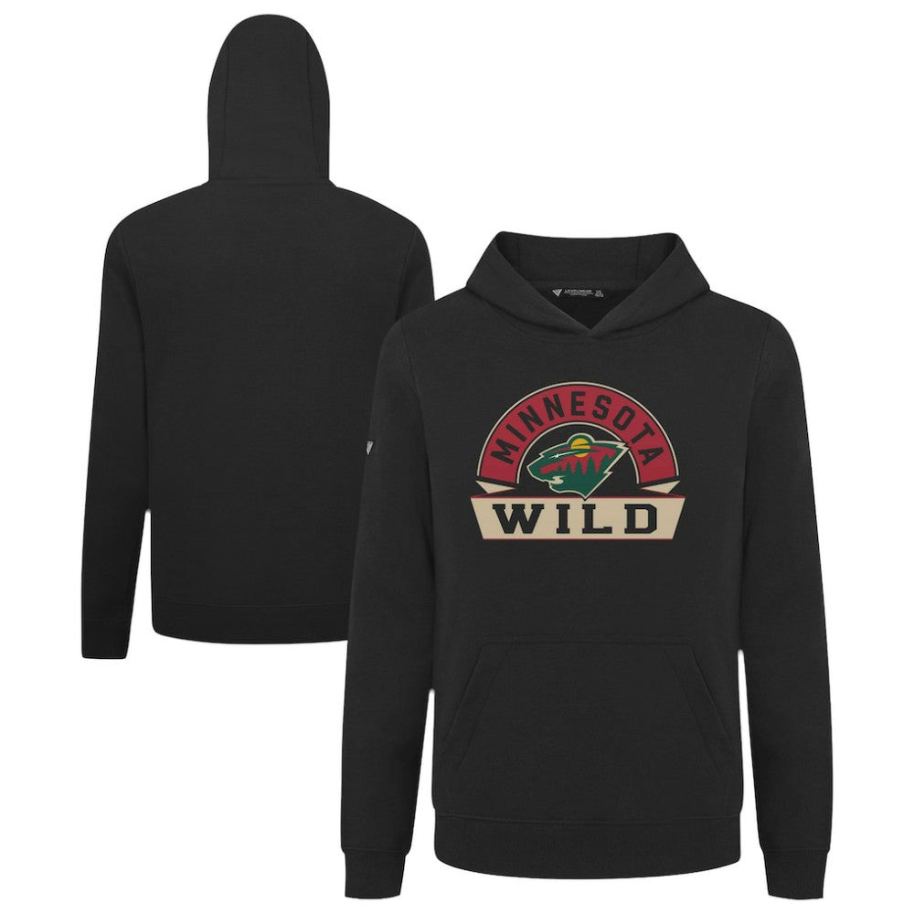 Minnesota Wild Levelwear Youth Podium Banner Arch Pullover Hoodie -  NHL Hoodies