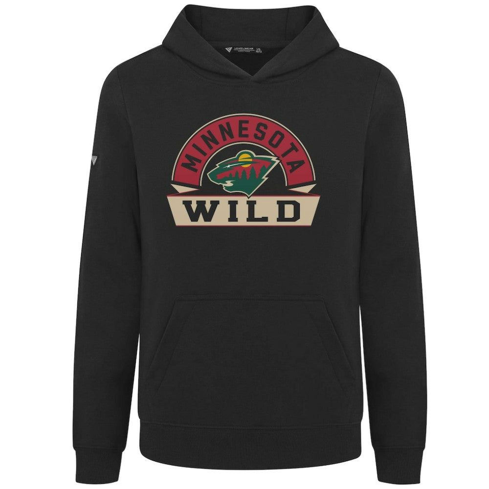 Minnesota Wild Levelwear Youth Podium Banner Arch Pullover Hoodie -  NHL Hoodies