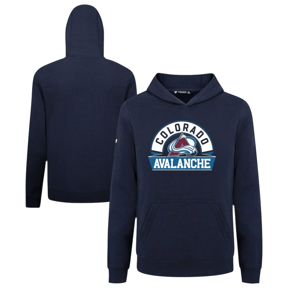 Colorado Avalanche Levelwear Youth Podium Banner Arch Pullover Hoodie -  NHL Hoodies
