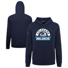 Colorado Avalanche Levelwear Youth Podium Banner Arch Pullover Hoodie -  NHL Hoodies