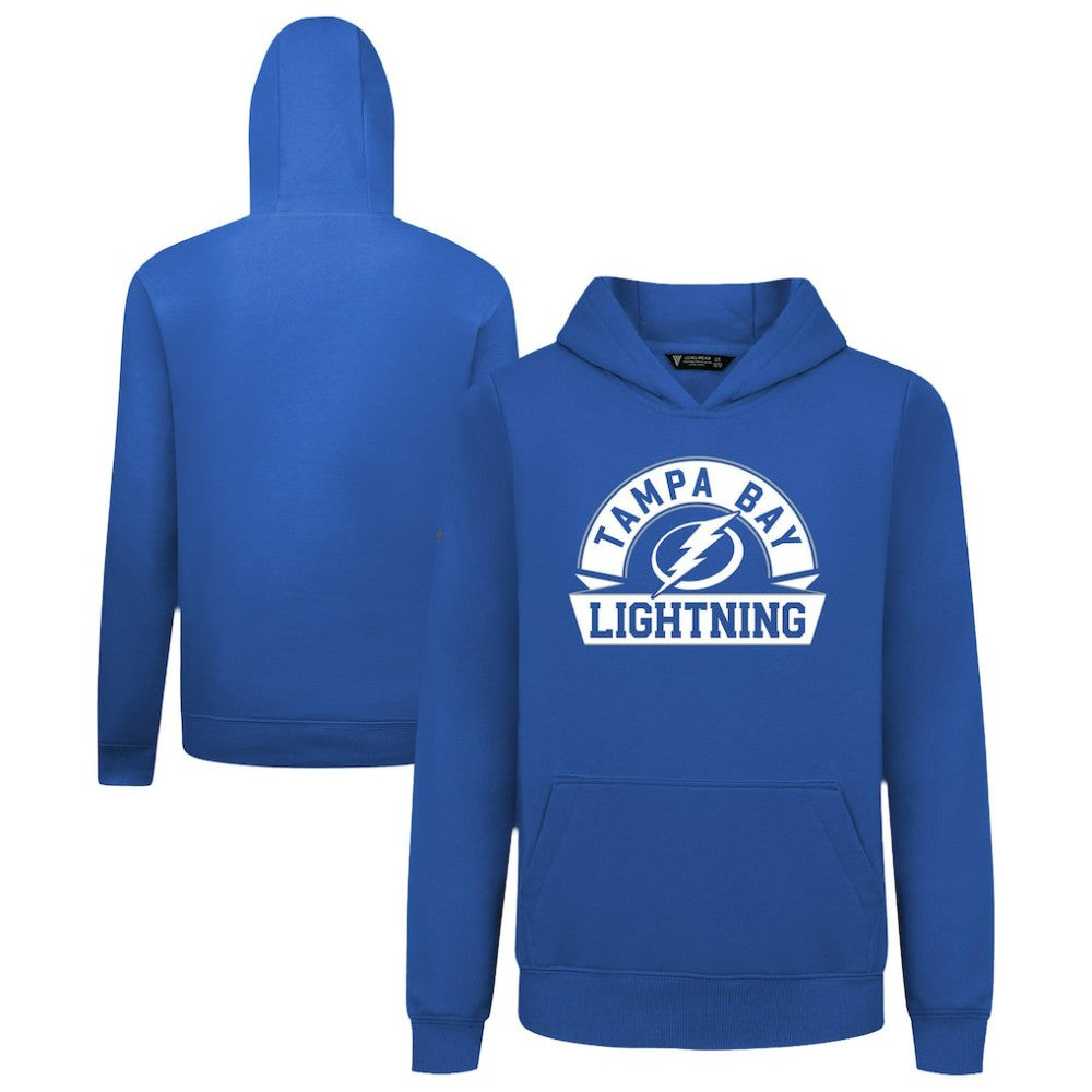 Tampa Bay Lightning Levelwear Youth Podium Banner Arch Pullover Hoodie -  NHL Hoodies