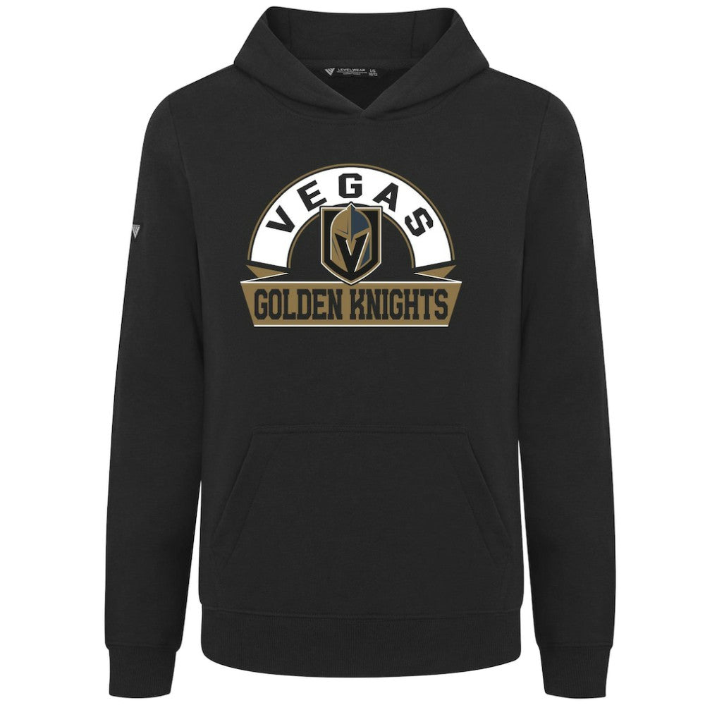 Vegas Golden Knights Levelwear Youth Podium Banner Arch Pullover Hoodie -  NHL Hoodies