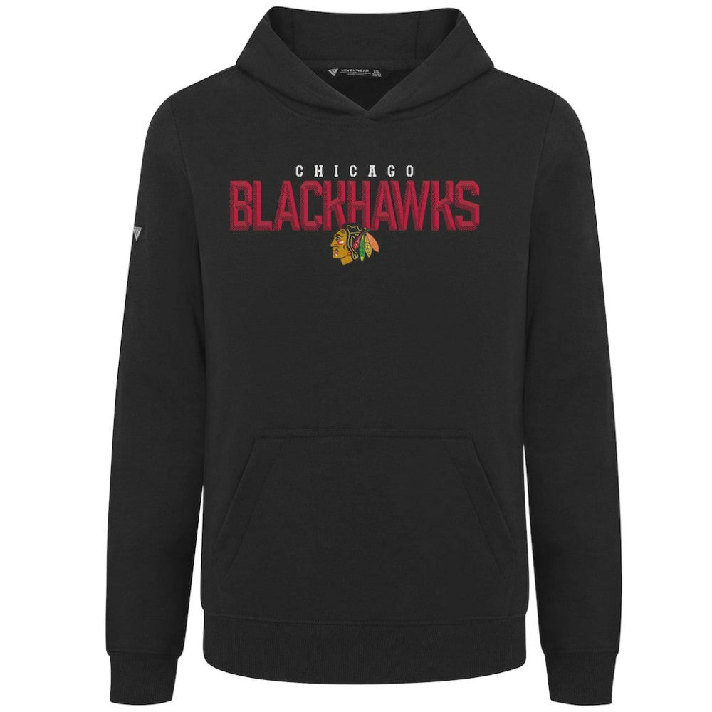 Chicago Blackhawks Levelwear Youth Podium Carve Pullover Hoodie -  NHL Hoodies