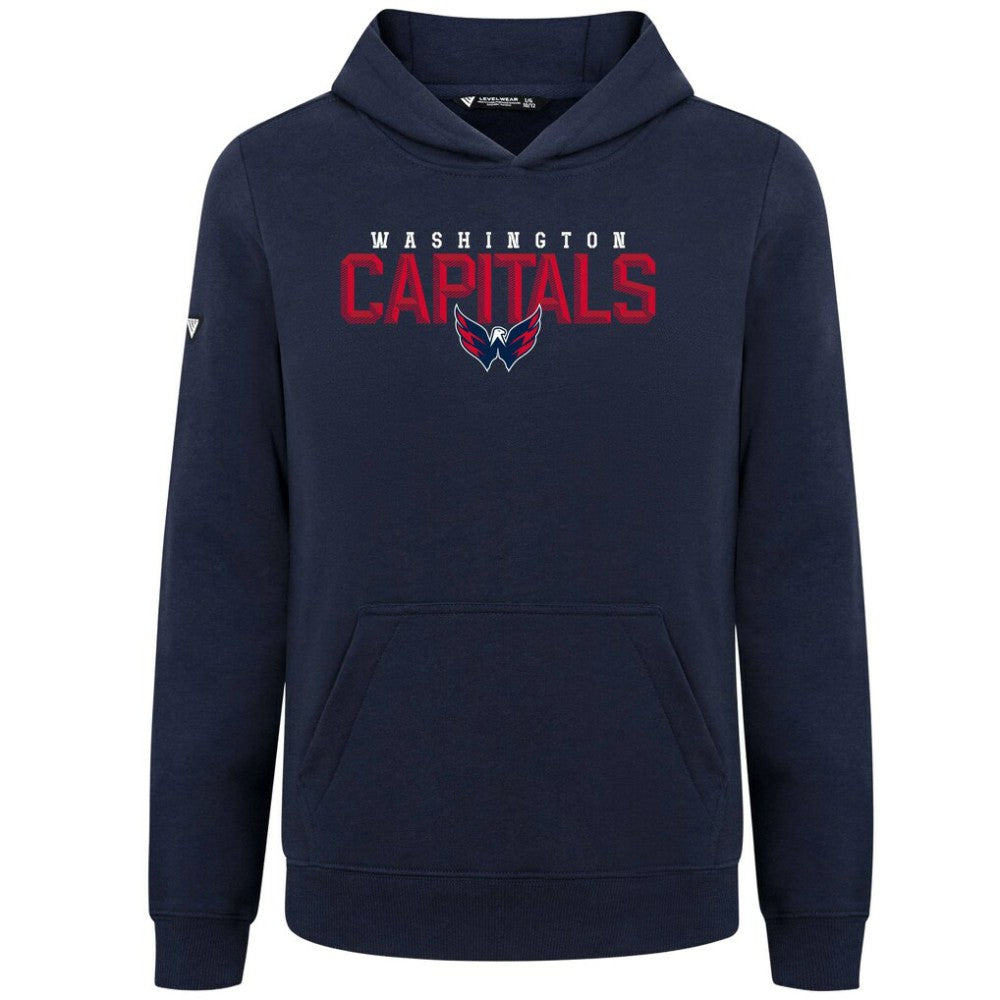 Washington Capitals Levelwear Youth Podium Carve Pullover Hoodie -  NHL Hoodies