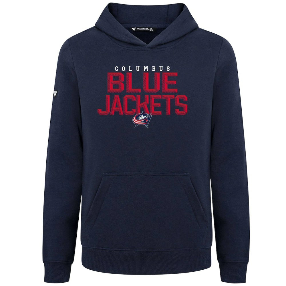 Columbus Blue Jackets Levelwear Youth Podium Carve Pullover Hoodie -  NHL Hoodies