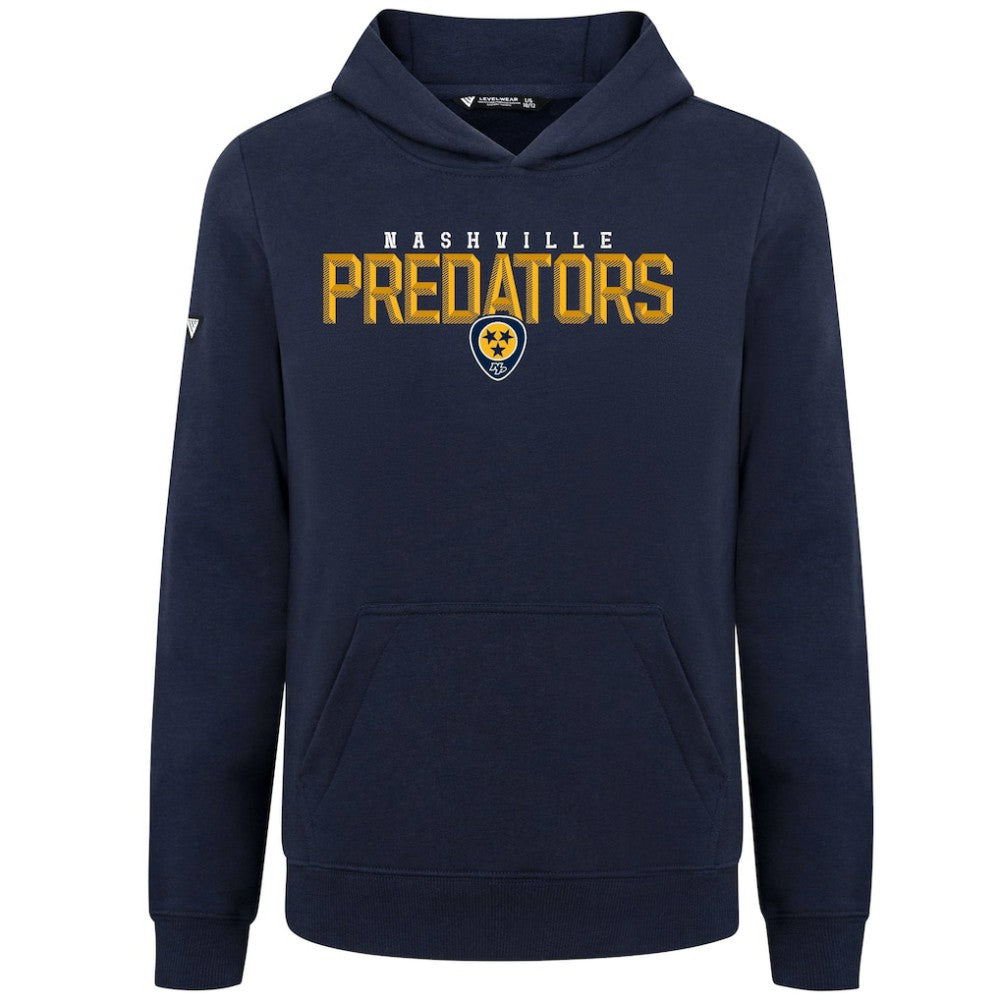 Nashville Predators Levelwear Youth Podium Carve Pullover Hoodie -  NHL Hoodies